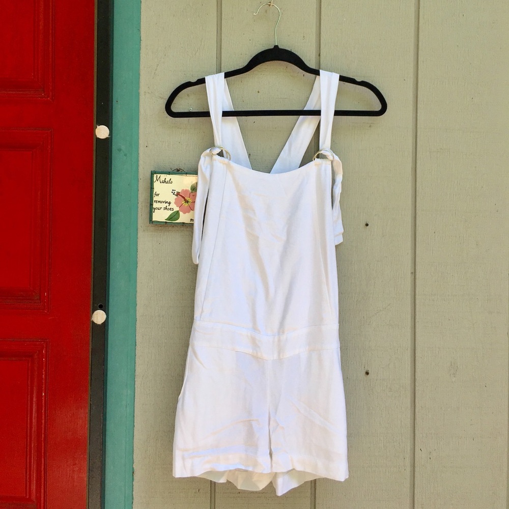 Mikoh white overalls 🌺